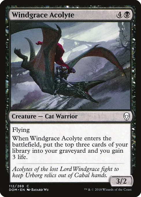 Windgrace Acolyte · Dominaria 112/280