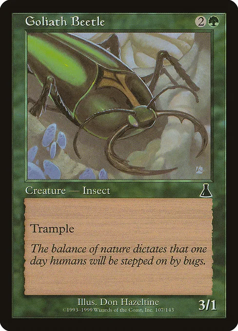 Goliath Beetle · Urza's Destiny 107/143