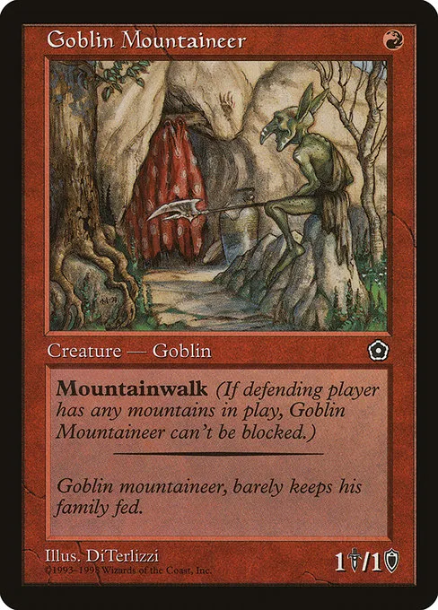 Goblin Mountaineer · Portal Second Age 101/165