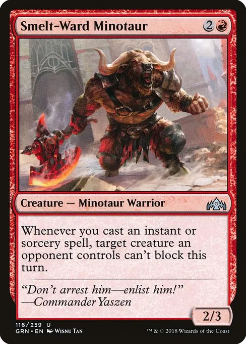 Smelt-Ward Minotaur · Guilds of Ravnica 116/273