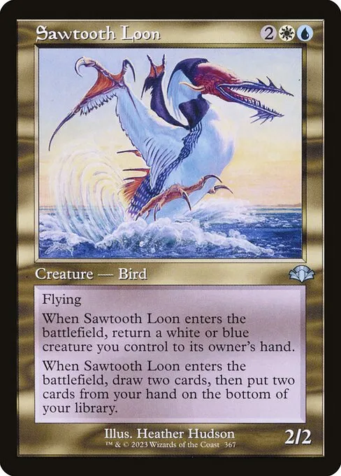 Sawtooth Loon · Dominaria Remastered 367/457
