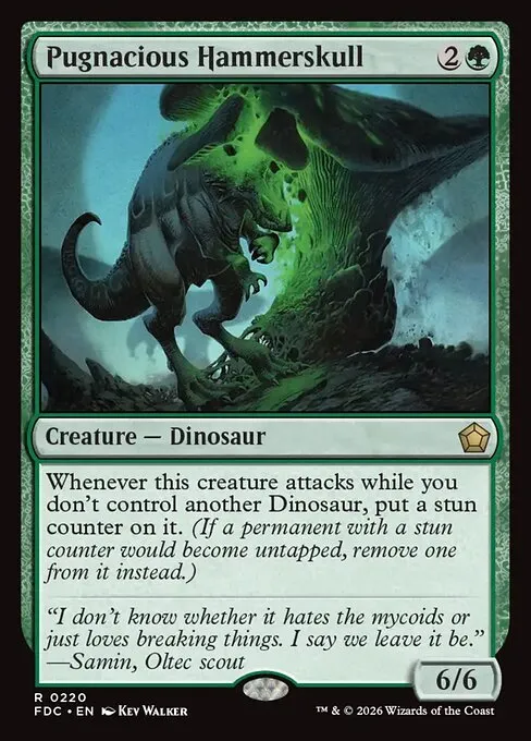 Pugnacious Hammerskull · Foundations Commander 220/3