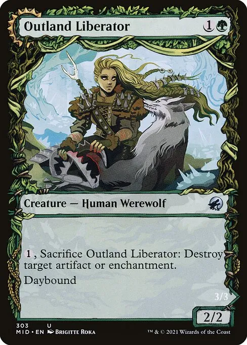 Outland Liberator // Frenzied Trapbreaker · Innistrad: Midnight Hunt 303/399