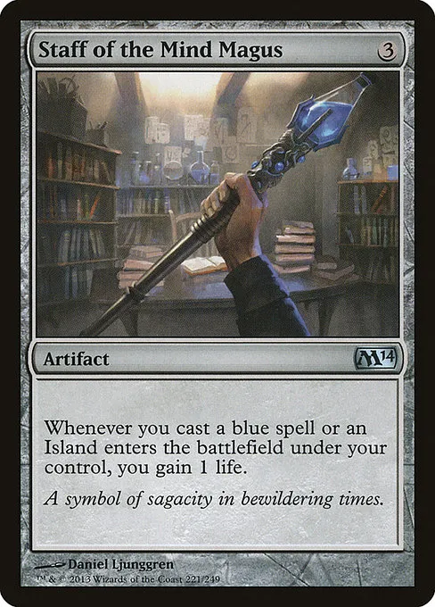 Staff of the Mind Magus · Magic 2014 221/249