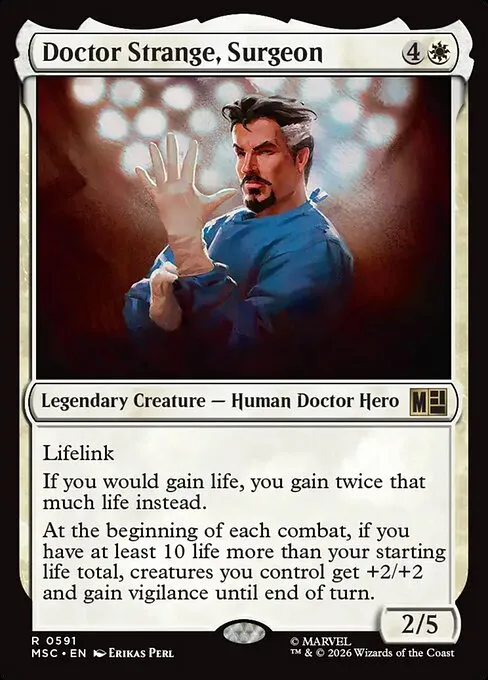 Doctor Strange, Surgeon · Marvel Super Heroes Commander 591/9