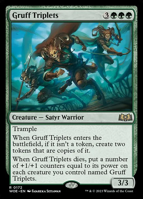 Gruff Triplets · Wilds of Eldraine 172/381