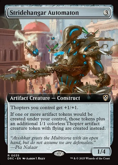 Stridehangar Automaton · Aetherdrift Commander 35/184