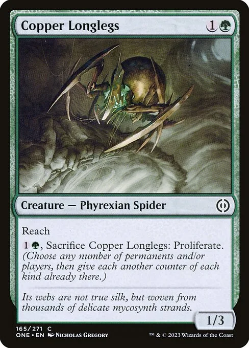 Copper Longlegs · Phyrexia: All Will Be One 165/479