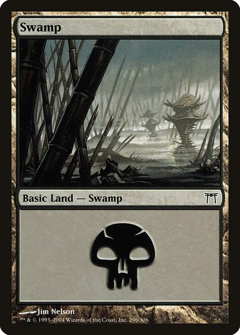 Swamp · Champions of Kamigawa 296/307