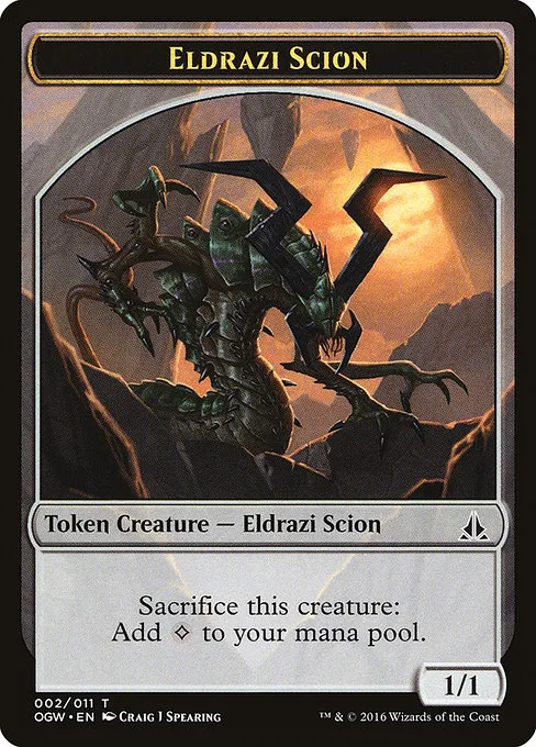 Eldrazi Scion · Oath of the Gatewatch Tokens 2/11
