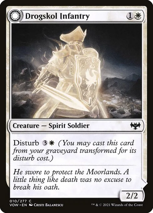 Drogskol Infantry // Drogskol Armaments · Innistrad: Crimson Vow 10/423