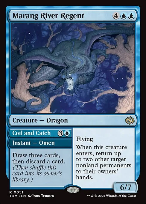 Marang River Regent // Coil and Catch · Tarkir: Dragonstorm 51/427