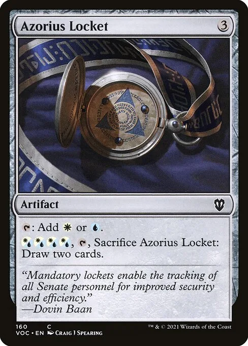 Azorius Locket · Crimson Vow Commander 160/188