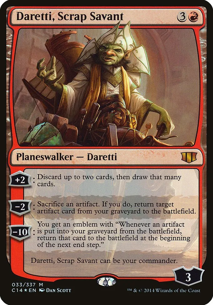 Daretti, Scrap Savant · Commander 2014 Oversized 33/5