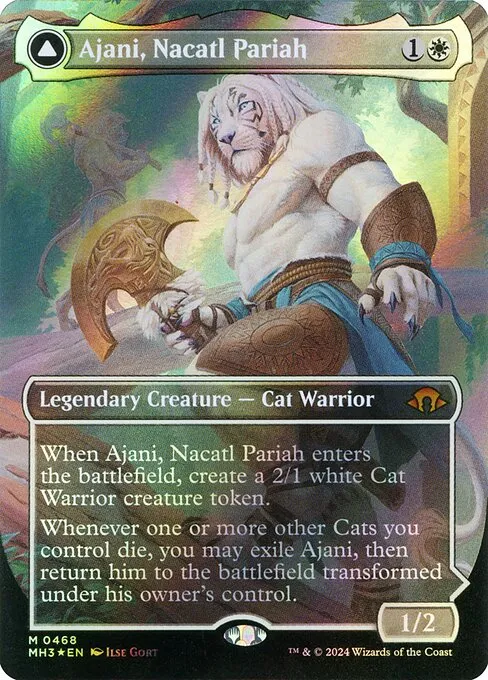Ajani, Nacatl Pariah // Ajani, Nacatl Avenger · Modern Horizons 3 468/528