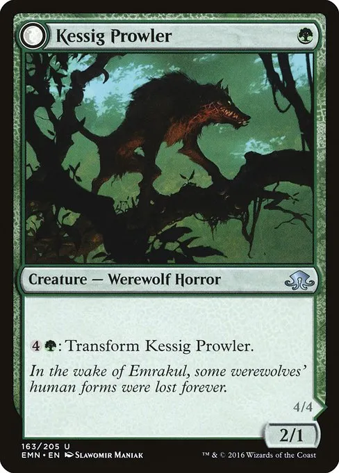 Kessig Prowler // Sinuous Predator · Eldritch Moon 163/208