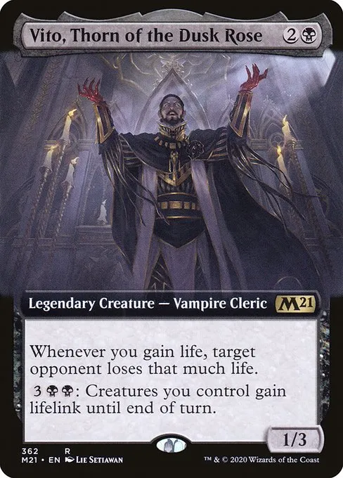 Vito, Thorn of the Dusk Rose · Core Set 2021 362/397