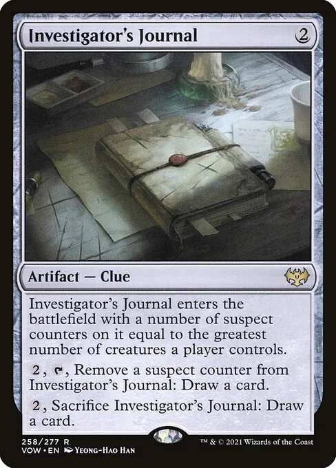 Investigator's Journal · Innistrad: Crimson Vow 258/423
