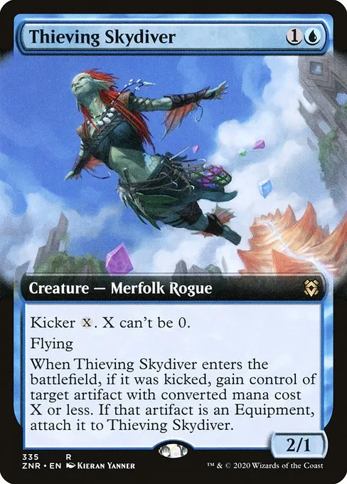 Thieving Skydiver · Zendikar Rising 335/407