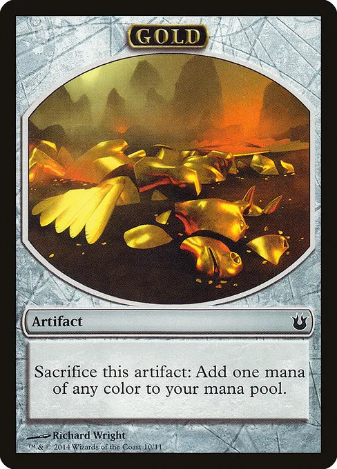 Gold · Born of the Gods Tokens 10/11