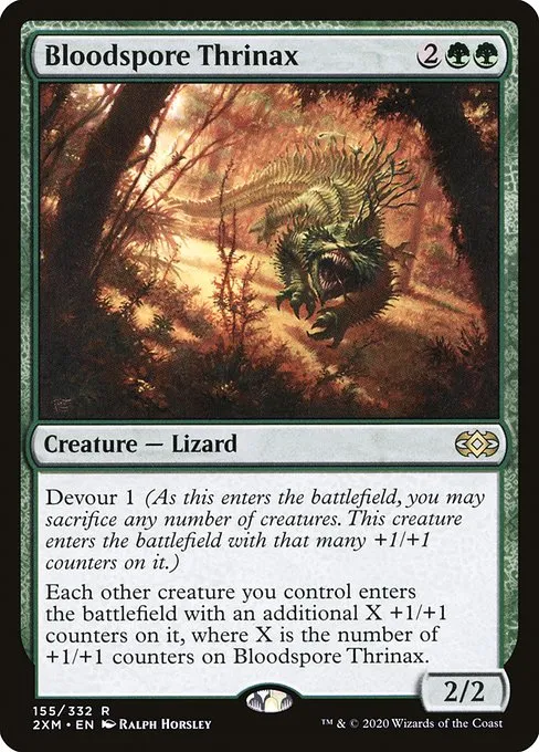 Bloodspore Thrinax · Double Masters 155/384