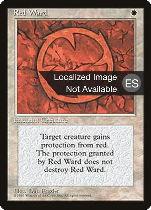 Red Ward · Fourth Edition Foreign Black Border 44/378