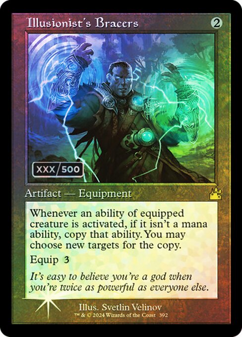 Illusionist's Bracers · Ravnica Remastered 392z/531