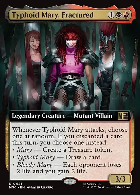 Typhoid Mary, Fractured · Marvel Super Heroes Commander 421/9