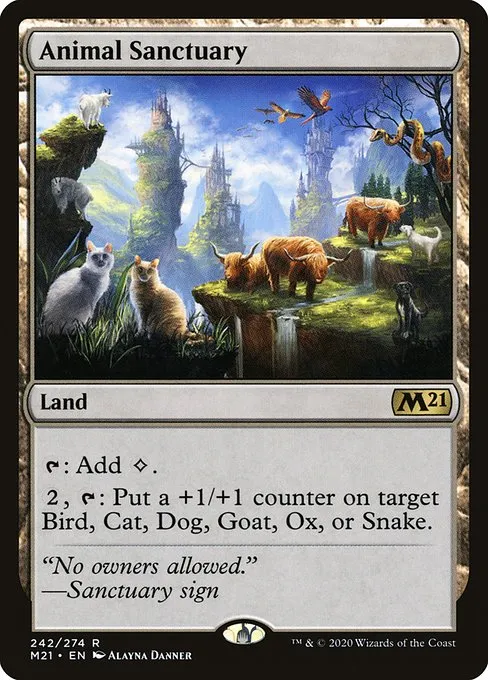 Animal Sanctuary · Core Set 2021 242/397