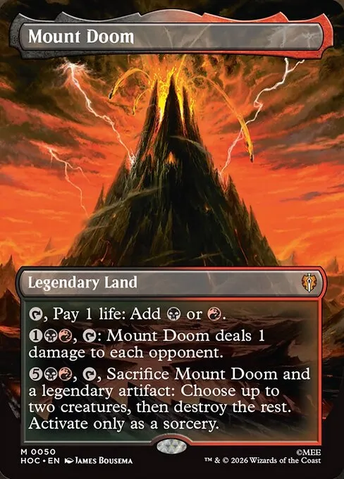 Mount Doom · The Hobbit Commander 50/7
