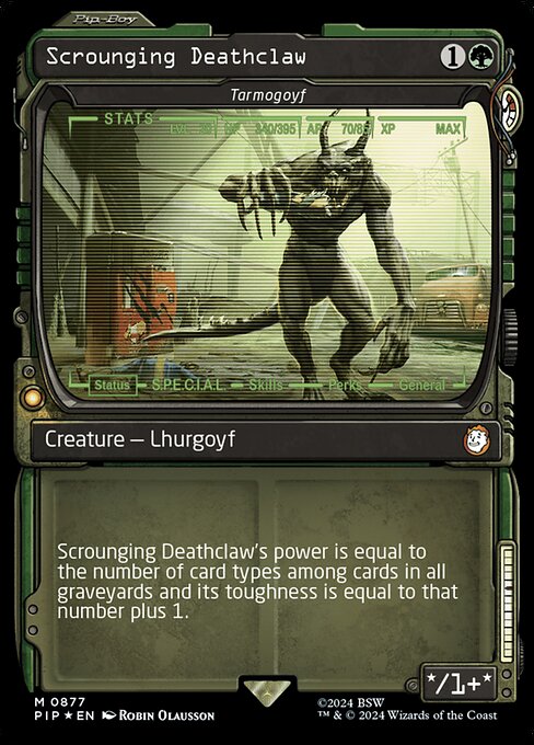 Tarmogoyf · Fallout 877/1068
