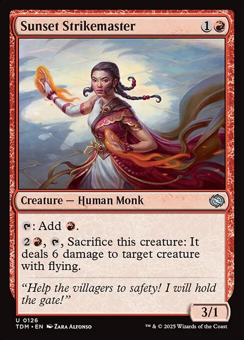 Sunset Strikemaster · Tarkir: Dragonstorm 126/427