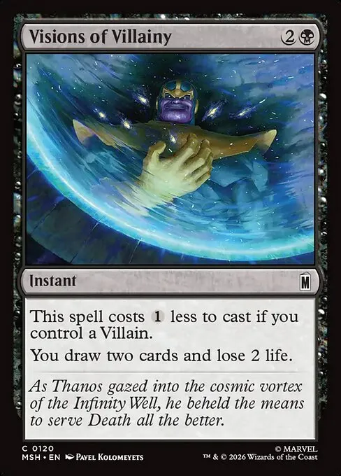 Visions of Villainy · Marvel Super Heroes 120/24