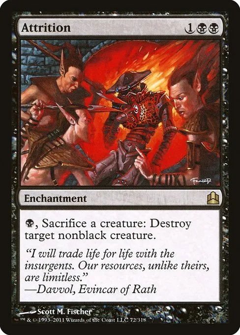 Attrition · Commander 2011 72/318