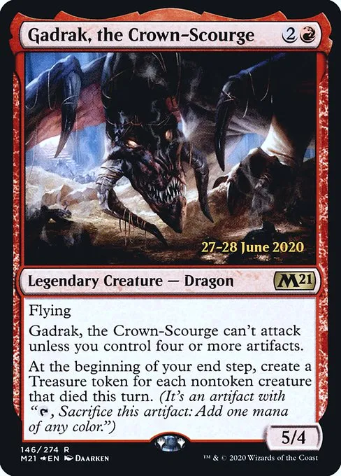 Gadrak, the Crown-Scourge · Core Set 2021 Promos 146s/137