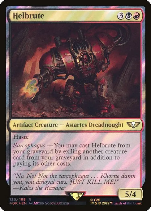 Helbrute · Warhammer 40,000 Commander 125★/617