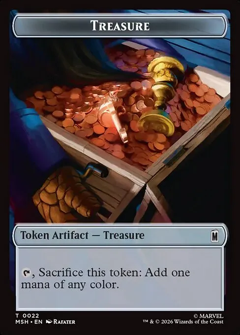 Treasure · Marvel Super Heroes Tokens 22