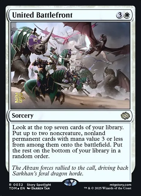 United Battlefront · Tarkir: Dragonstorm Promos 32s/160
