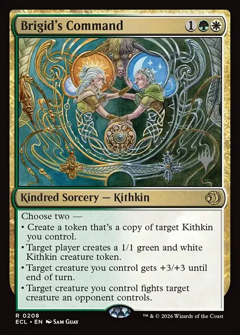 Brigid's Command · Lorwyn Eclipsed Promos 208p/87
