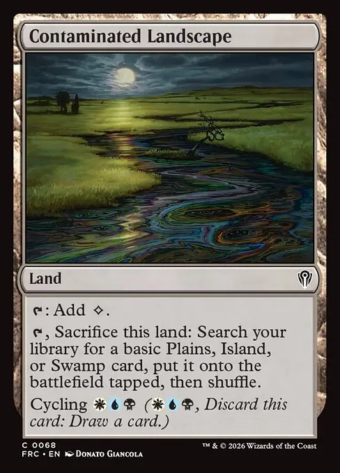 Contaminated Landscape · Reality Fracture Commander 68/2