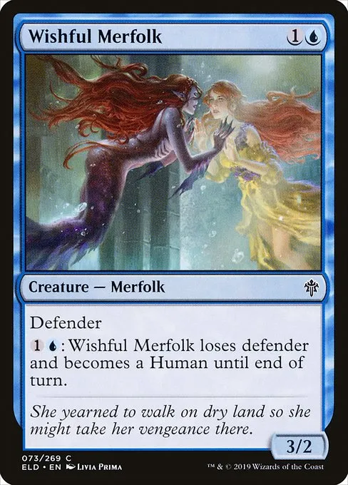 Wishful Merfolk · Throne of Eldraine 73/398