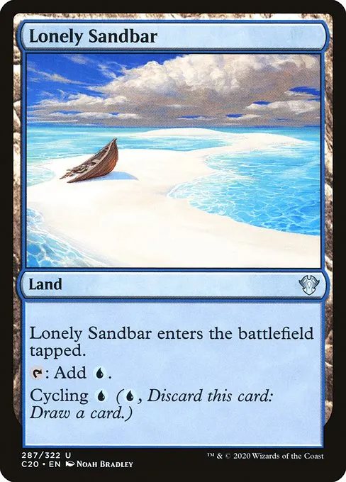 Lonely Sandbar · Commander 2020 287/322