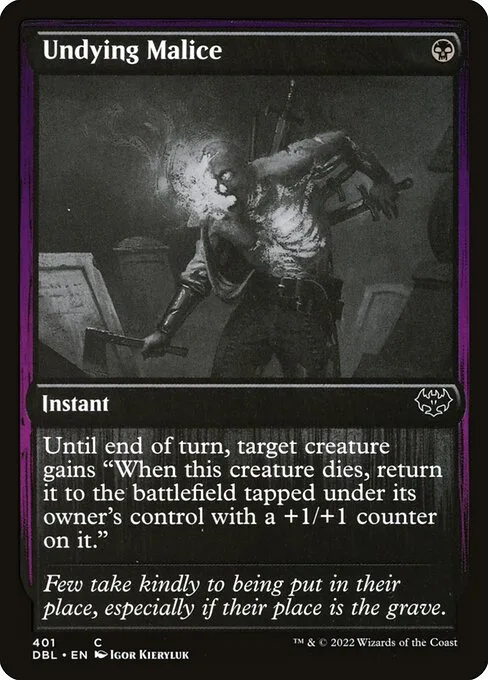 Undying Malice · Innistrad: Double Feature 401/535