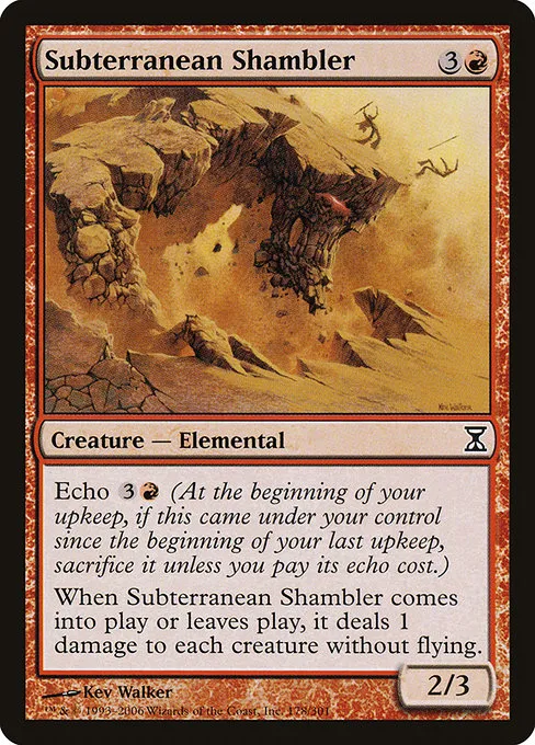 Subterranean Shambler · Time Spiral 178/301