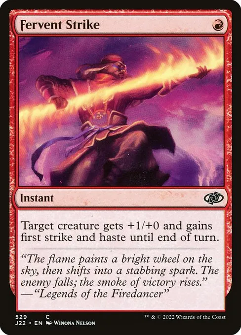 Fervent Strike · Jumpstart 2022 529/835