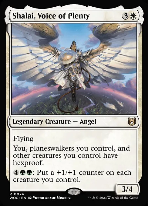 Shalai, Voice of Plenty · Wilds of Eldraine Commander 74/173