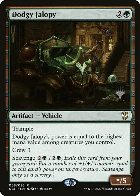 Dodgy Jalopy · New Capenna Commander Promos 58p/75