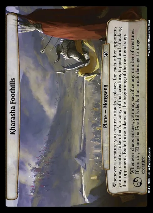 Kharasha Foothills · March of the Machine Commander 149/450