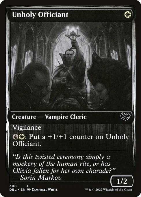 Unholy Officiant · Innistrad: Double Feature 308/535