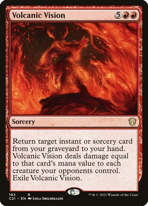 Volcanic Vision · Commander 2021 182/409